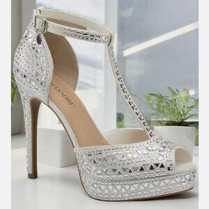 THALIA SODI Women's Chace Embellished Platform Pumps